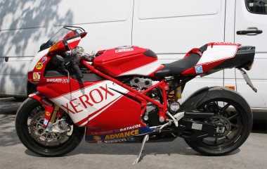 Ducati 999 Xerox Moto GP side view