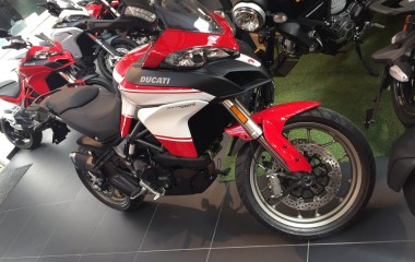 Ducati red white Multistrada 1200s