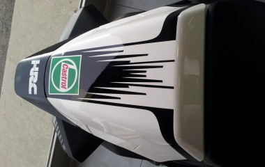 Honda VFR800 Castrol White red green