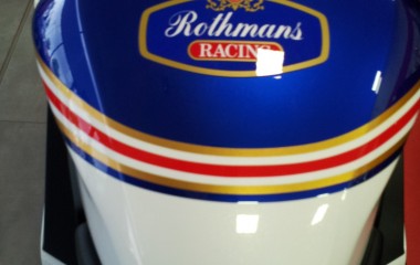 Honda VFR800 Rothmans white blue yellow classic paint