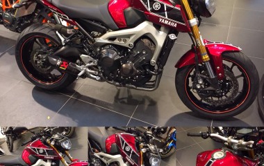 Yamaha MT-09 Candy Fire Red kenny roberts 