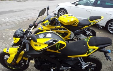 Yamaha MT-125 Yellow Monster Kenny Roberts MotoGp 