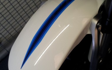 Yamaha XSR LC Designs blue white black RD350LC Retro