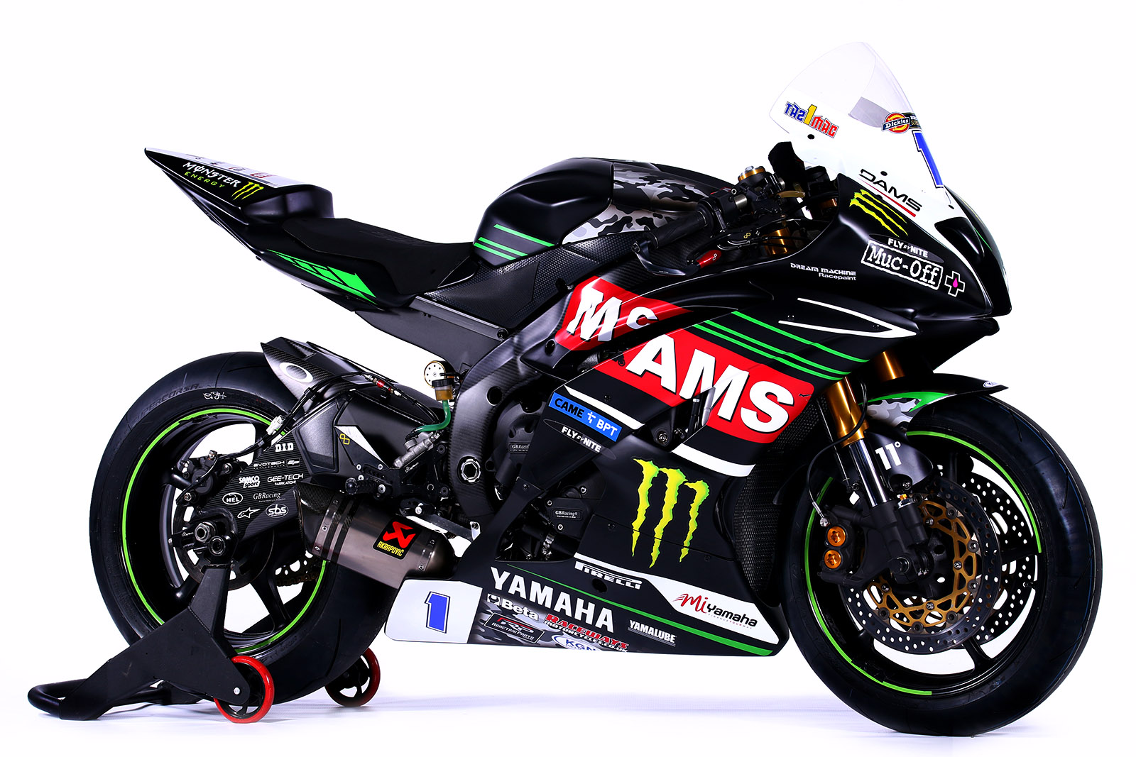 Dream Machine paints Mcams Yamaha R6 for 2017